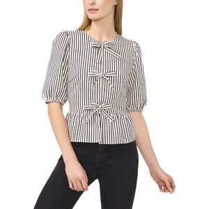 Cece Womens  Woven Top, Navy